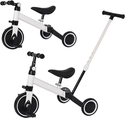 Evolutieve Driewieler Voor Kinderen - 4-in-1 Fiets Met Afneembare Pedalen Voor Leeftijd 1-7 Jaar