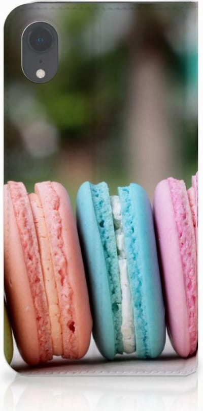 Apple iPhone Xr Flip Style Cover Macarons