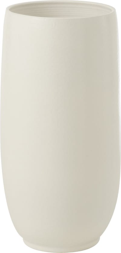 J-Line vaas Ying - keramiek - wit - small - 71 cm hoog