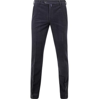 Broek Meyer Chino Roma Wol Corduroy Navy