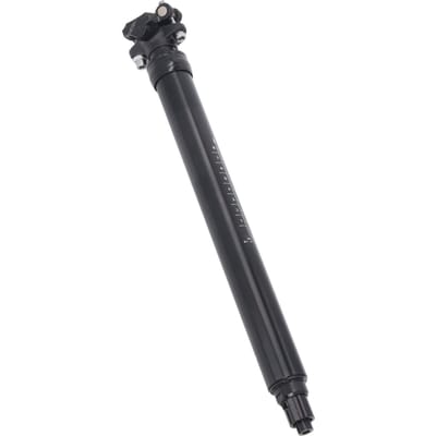 Tige de selle à suspension hydraulique Passage interne Alliage d'aluminium Commande par câble Tige de vélo pour VTT et vélos de route Débattement 170 mm gray
