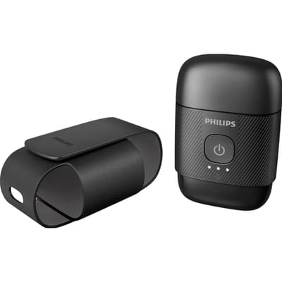 Philips Shaver Series 500 – Compact Elektrisch Scheerapparaat – Reisformaat – Nat & Droog Scheren – Reisetui – Reisvergrendeling – S591/05