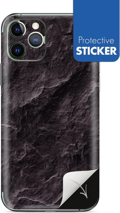 My Style Telefoonsticker PhoneSkin For Apple iPhone 11 Pro Black Rock