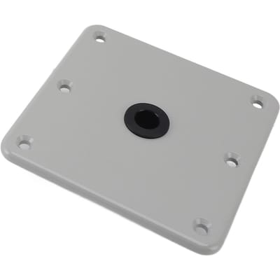 Bootstoelbasis Aluminiumlegering Marine Bootstoelbevestiging Bootstoel Sokkelbasis met 34 inch Pinpaal gray