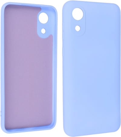 Hoesje Geschikt voor de Samsung Galaxy A03 Core - Fashion Color Backcover Telefoonhoesje - Paars