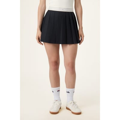 FILA Bellagio Low Waist Pleated Skirt Black Maat: XS | Mini Rokken Outlet | Dames | Zwart