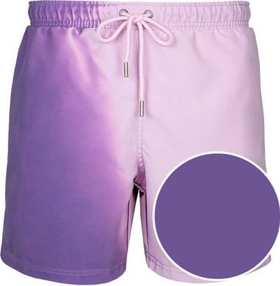 SEA'SONS jongens kleurveranderende zwemshort basic Purple-Pink - Maat 92/98