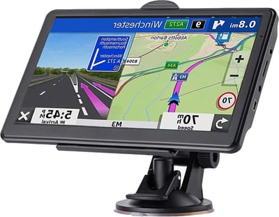 Auto GPS Navigatie - Wegwijzer Systeem - Reizen Plannen - Gratis Levenslange Kaartupdates - 7 Inch Touchscreen - Zwart