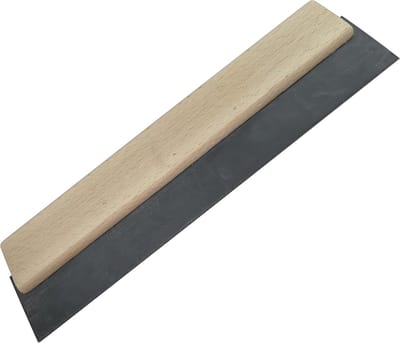 - C50039 - Set van 2 - voegenrubber rakel tegelspatel - 300 mm - gladde troffel rubber - houten handvat - gereedschap voor aardewerk