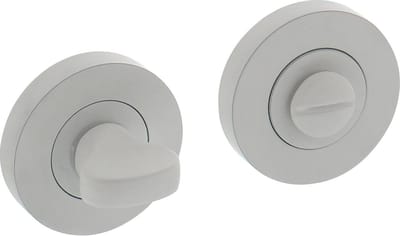 Intersteel Rozet met toilet-/badkamersluiting rond ø52x10 mm wit