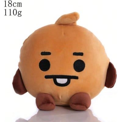 LINE FRIENDS BT21 Kpop Anime 10–24 Cm Cartoon Pluche Speelgoed Rugzak: Schattige pop in Koreaanse stijl—Perfect voor Kerstmis en Verjaardagen