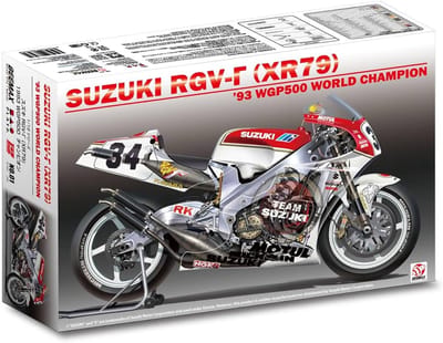 Beemax Modelbouwpakket Motorfiets - 13001 Suzuki RGV-gamma - XR79 - 1993 WGP500 Werelkampioen - Motorfiets Plastic - 1:12 - Modelbouw