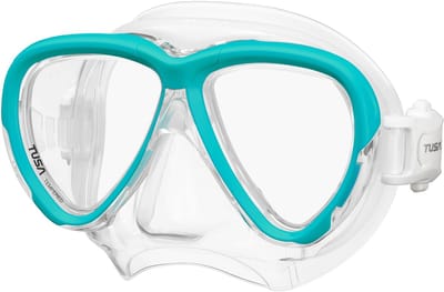TUSA Intega - Premium snorkelmasker & duikbril van hypoallergeen siliconen met breed gezichtsveld en 3D SYNQ pasvorm - Transparant/Mintgroen - M2004 MT
