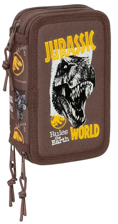 Safta Jurassic World 12.5x19.5x5.5 Cm Triple Etui Bruin Man