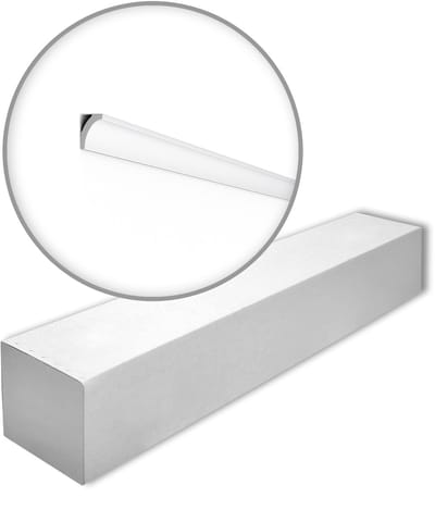 NMC WT8-box WALLSTYL Noel Marquet 1 doos 40 stukken Kroonlijst modern design wit | 80 m