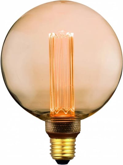 5W LED Globe Gold Ø 125mm E27 2200K 3 Standen Dimmer