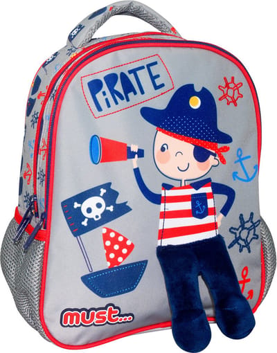 Must Peuterrugzak Piraat - 31 x 27 x 10 cm - Polyester