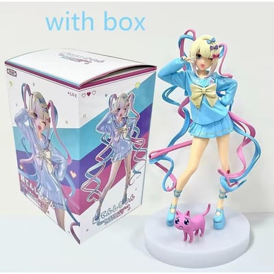 Figurine Anime Fille Besoigneuse Overdose 17cm Parade KAngel Figurines d'Action Upload Virtuel Modèle de Collection en PVC Ornements Jouets