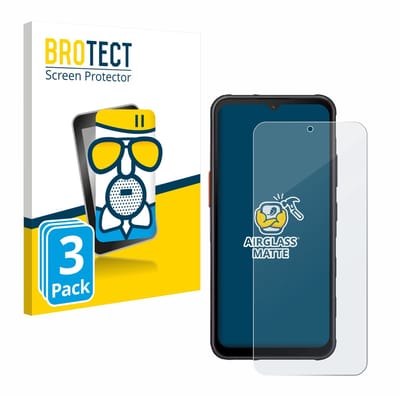 BROTECT - Screenprotector voor Samsung Galaxy XCover 7 Pro - Folie Beschermfolie Beschermglas matte 3 Stuks