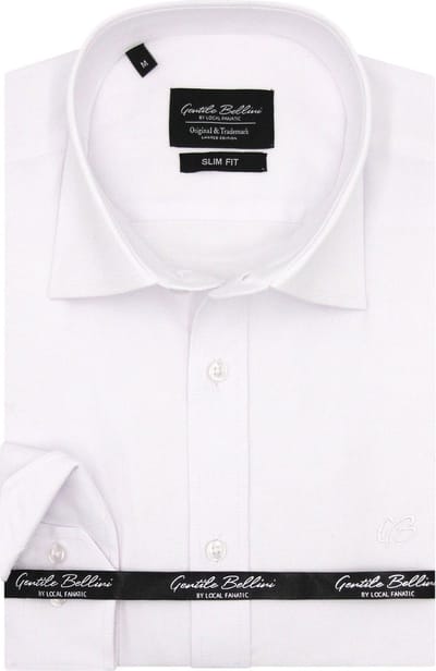 Getailleerde Zakelijke Heren Overhemd Slim Fit