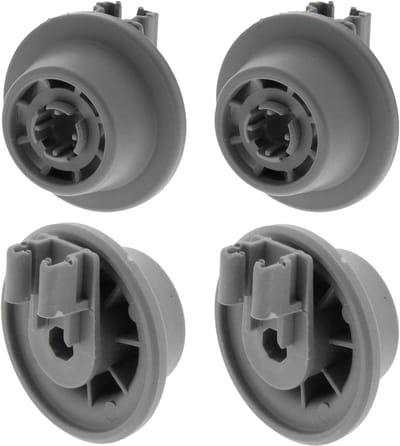 Multaparts® wielen onderkorf vaatwasser - set van 4 stuks - | Afmetingen Ø 35 mm wiel, 26 mm hoog | O.a. geschikt voor Atag, Balay, Bauknecht, Bosch, Constructa, Gaggenau, IKEA, Neff, Siemens e.a.| Alternatieve wieltjes 00611475