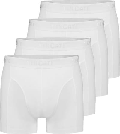 Ten Cate boxershorts organic cotton 4-pack wit