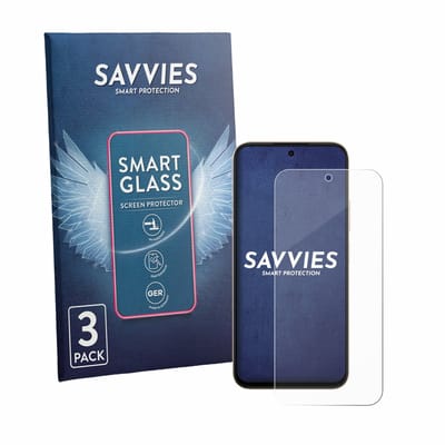 3 Stuks Savvies Screenprotector - geschikt voor Oppo A6 - beschermfolie glas transparant