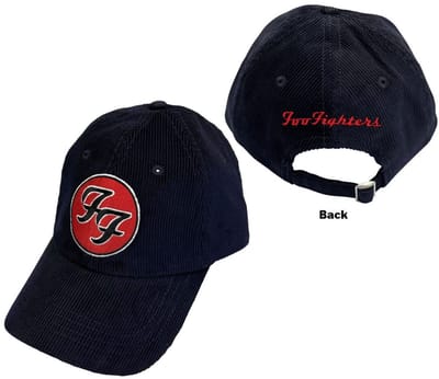 Foo Fighters - FF & TCATS Logos Corduroy Verstelbare pet - Donkerblauw