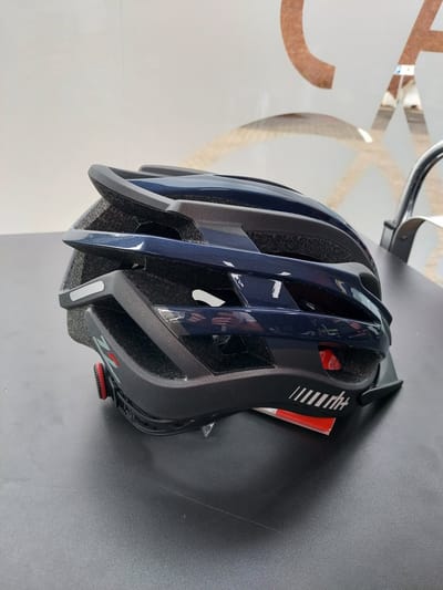 Rh+ RH+ TwoinOne Ultra-Light Fietshelm - 190g Aerodynamisch + Afneembaar Vizier BLAUW - Maat XS/M
