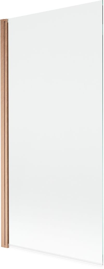 Mexen Mist douchewand 1-deurs 90 x 150 , transparant, geborsteld koper - 8A9-090-001-65-00