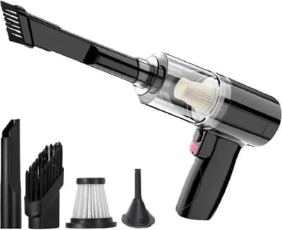 WiseGoods Premium Mini Autostofzuiger - Draadloze Auto Stofzuiger - Stofzuigers - Vacuum Cleaner - Schoonmaken Autos - Schoonmaak