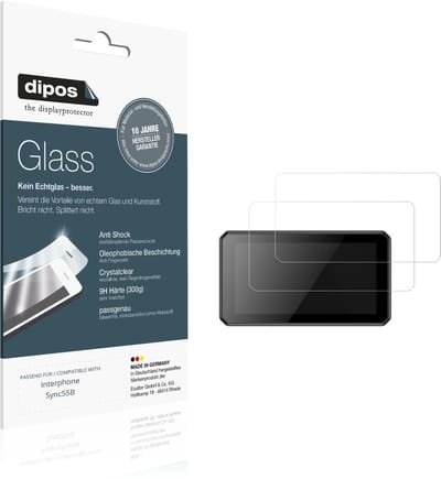 dipos – 2x Pantserfolie geschikt voor Interphone Sync55B | 9H Screenprotector