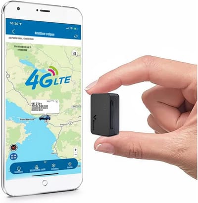Zylo® Mini GPS tracker - GPS Tracker Fiets - Mini GPS - GPS Zender - Inclusief SIM - 6x4x2cm - Zwart