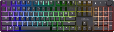 Trust GXT 868 Torix - Gaming Toetsenbord - Mechanisch met Lineaire Huano Switches - Full-size - RGB - Draadloos - QWERTY US - Zwart