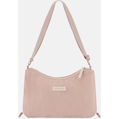 Kapten & Son Skara Corduroy crossbody tas small rose clay