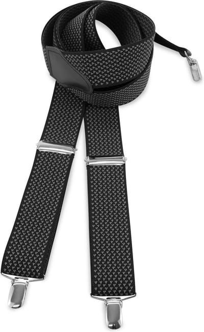 JB Collection - Bretels - bretels Okay Owen - grijs / zwart