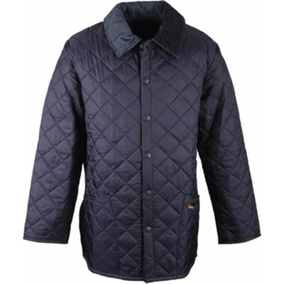Barbour Liddesdale Jas Navy - Maat XXL - Heren - Gewatteerde jassen