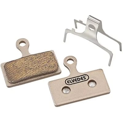Paar metalen fietsremblokjes Elvedes Shimano BRM666, BRM785, BRM985