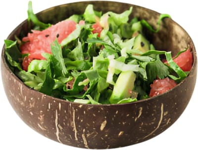 Houten Serveerschaal 400 ml – Herbruikbare Saladeschaal – Duurzaam Servies – Kom voor Salade, Ontbijt en Snacks