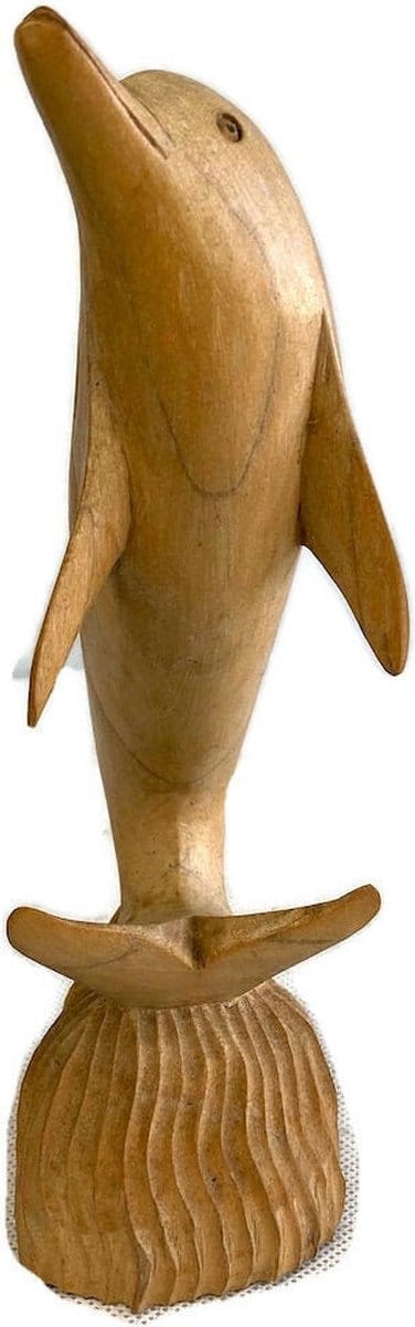 Indonesisch houtsnijwerk / Dolphin / wood carving animals / original wood carving / Balinese houtsnijwerk / wood carving bali / vintage deco
