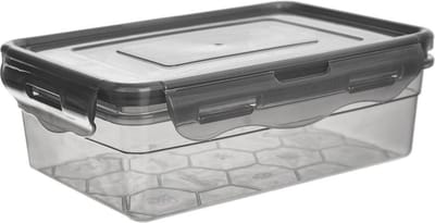 Voedselcontainer met Deksel en Pakking Grijs GREY 850 ml - Vershoudbakjes - Vershouddoos - Bakjes - Diepvriesbakjes - Vershouden