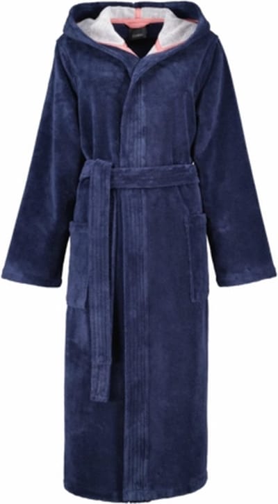 Badjas Cawö Women 830 Capuchon Marine-48 / 50