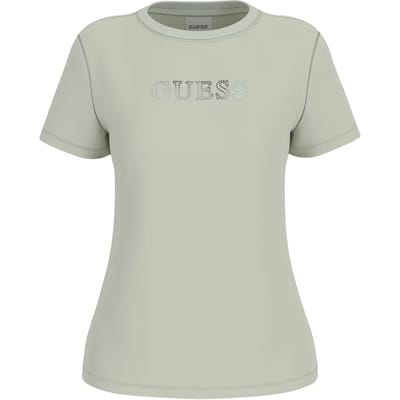 Guess Jeans Zwarte Katoenen Dames T-Shirt