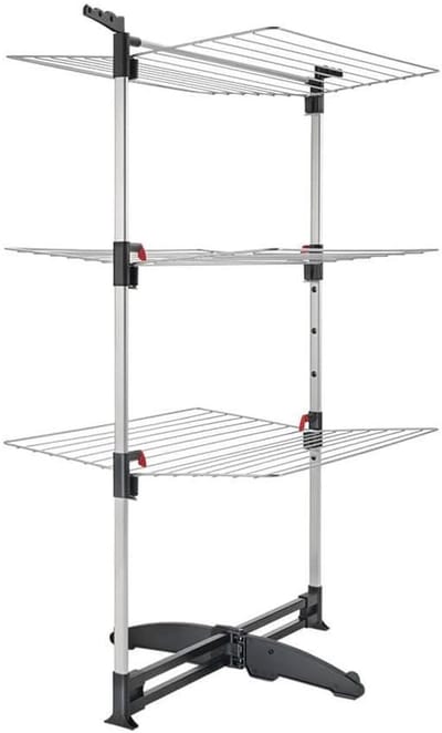Ciclone Vario Droogrek - Functioneel en Ruimtebesparend - 1 stuk - Zilver - Staal