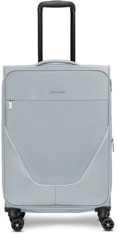 Stratic taska 4 wielen Trolley M 65 cm met uitbreidingsplooi - Zachte bagage - Combinatieslot - grey
