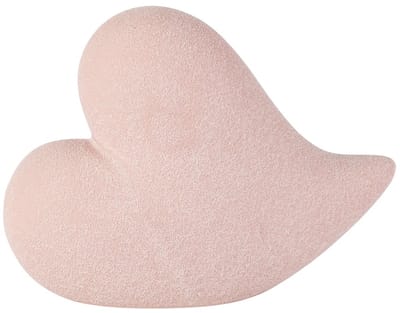 Dekoratief | Deco hart liggend, roze, dolomiet, 16x6x12cm | A260779