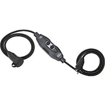 Professional PRCD-S ADVANCED met beschermende adapterkabel van 3m voor gebruik op bouwterreinen en permanent buitengebruik IP44 (mobiele persoonlijke bescherming met oliebestendige rubberen kabel H07RN-F 3G1.5, conform DGUV 203-006)