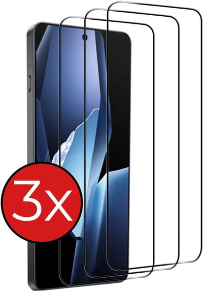 Screenprotector - 3 Stuks - Geschikt voor OnePlus 13R - Full Cover - Beschermglas - Gehard Glas - Tempered Glass - Screen Protector