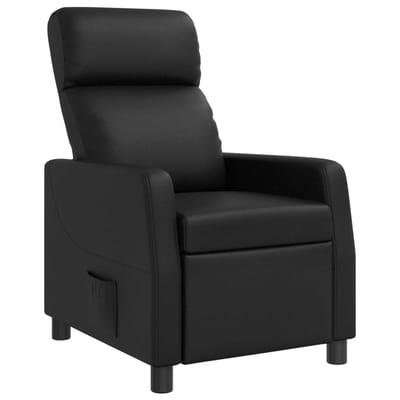 vidaXL - Recliner - Zwart - Kunstleer
