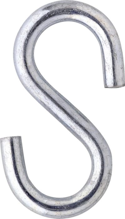 Homefix - S haken verzinkt - 30 mm - 10 stuks